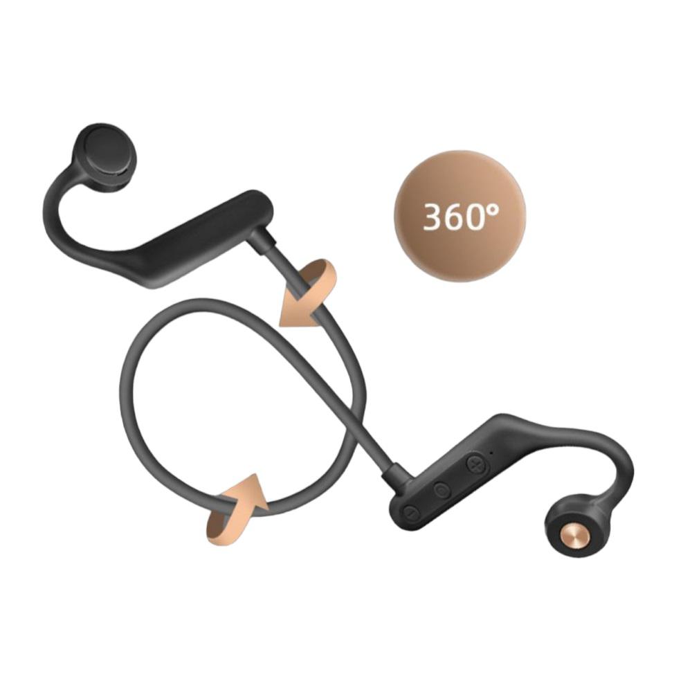 Audífonos De Conducción Ósea Inalámbricos Bluetooth K79 Rosa img #3