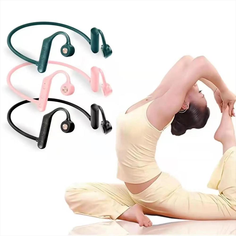 Audífonos De Conducción Ósea Inalámbricos Bluetooth K79 Rosa img #4