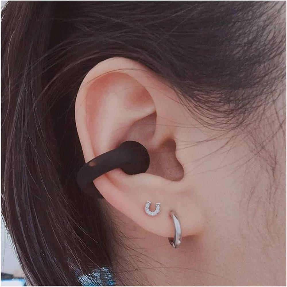 Audífonos Inalámbrico Bluetooth Earcuff Con Pantalla Led F60 Negro img #2