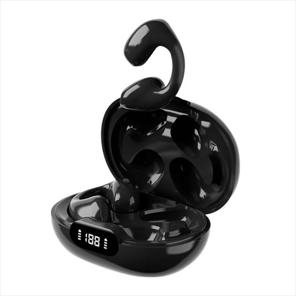 Audífonos Inalámbrico Bluetooth Earcuff Con Pantalla Led F60 Negro img #3