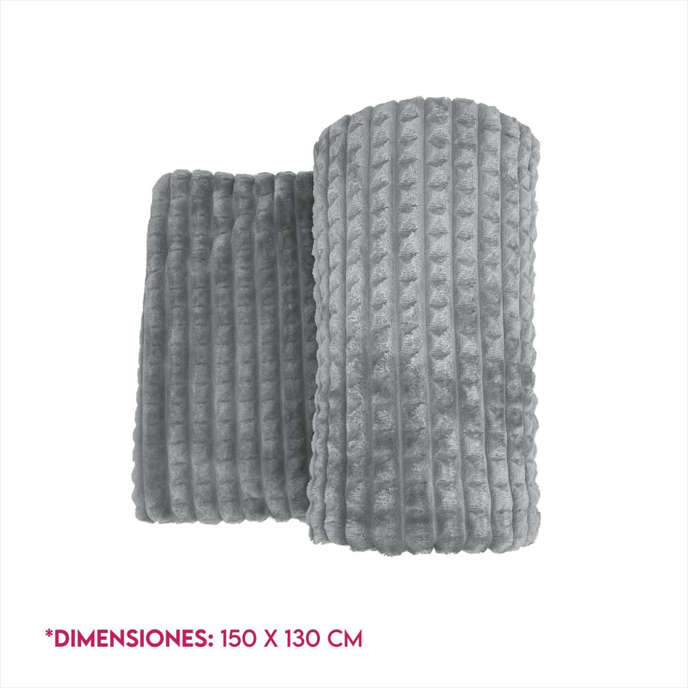 Manta Cobija Frazada Suave Tejida Decor 150X130cm Reflucca img #2