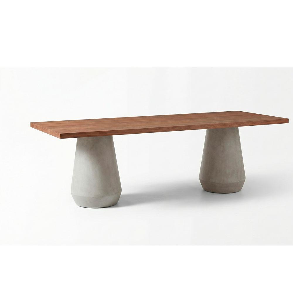 Mesa Comedor Acrossde Para Interior O Exterior 200Cm X 110Cm Teca