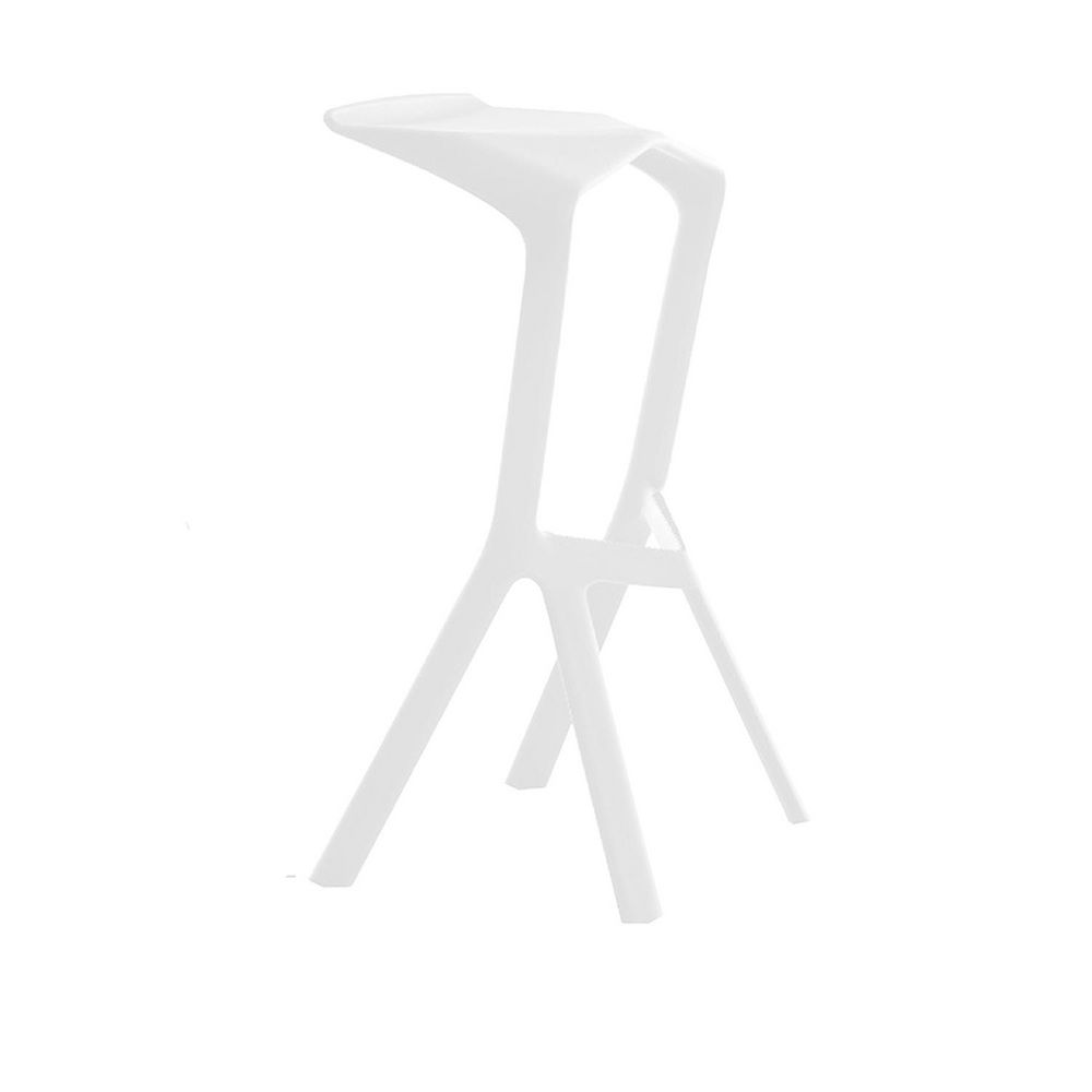 SILLA MODERNA BAR BLANCO EKONOMODO DESIGN EKMS178B