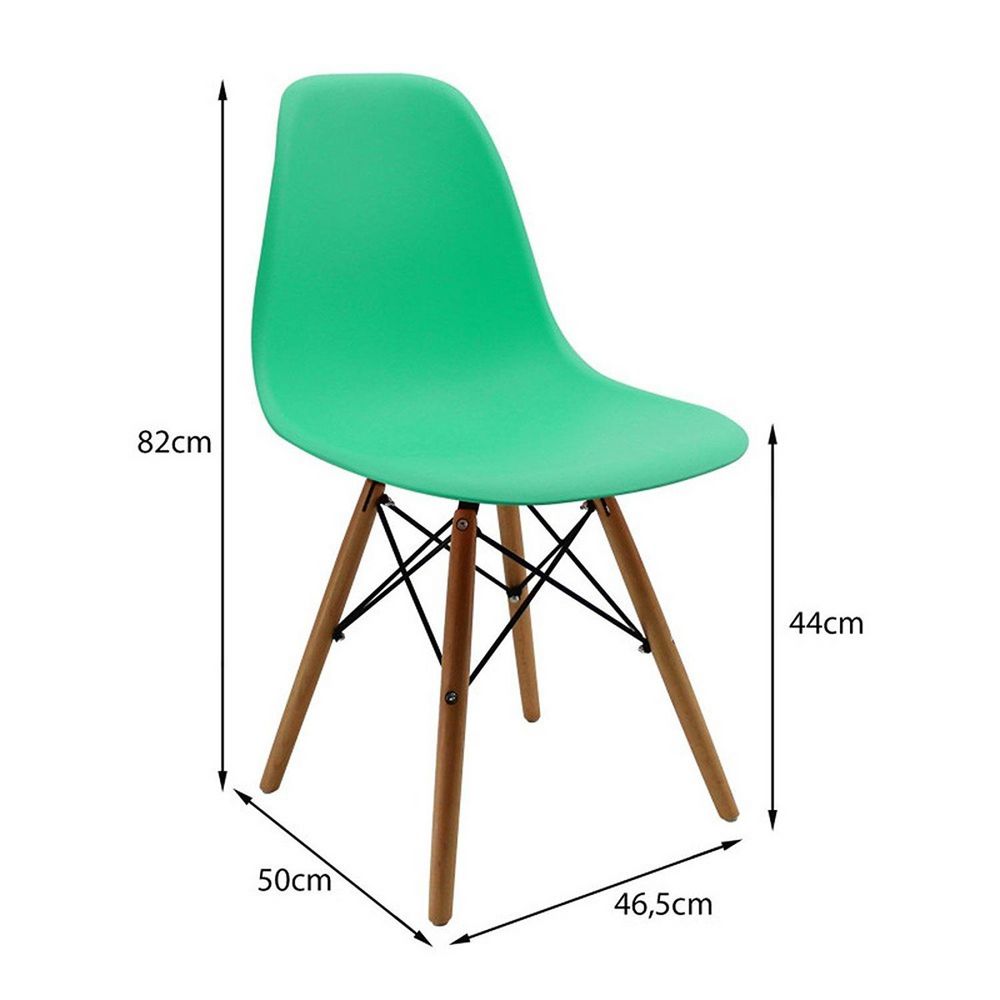 SILLA EAMES VERDE MENTA EKONOMODO DESIGN EKMS235VM img #5