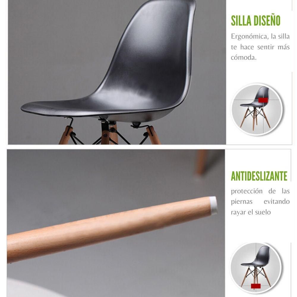Set X2 Silla Eames Adulto N. EKONOMODO DESIGN EKMB2235N img #3