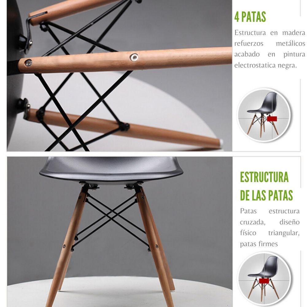 Set X2 Silla Eames Adulto N. EKONOMODO DESIGN EKMB2235N img #7