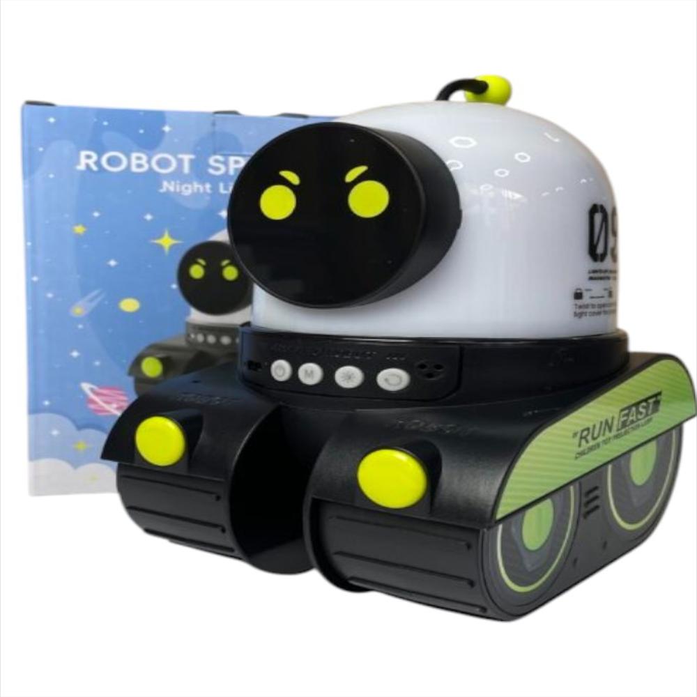 Lampara Robot Nocturna Proyector Luces Galaxia img #1