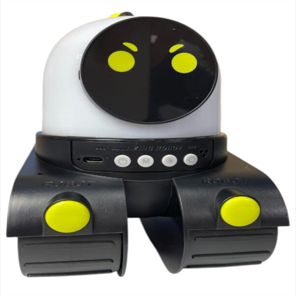 Lampara Robot Nocturna Proyector Luces Galaxia img #2