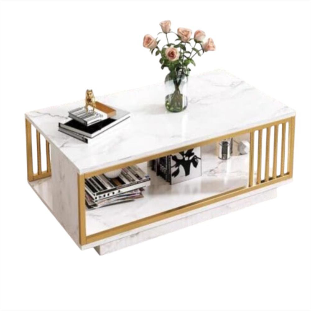 Mesa De Centro Ym 054 Color Blanca img #1