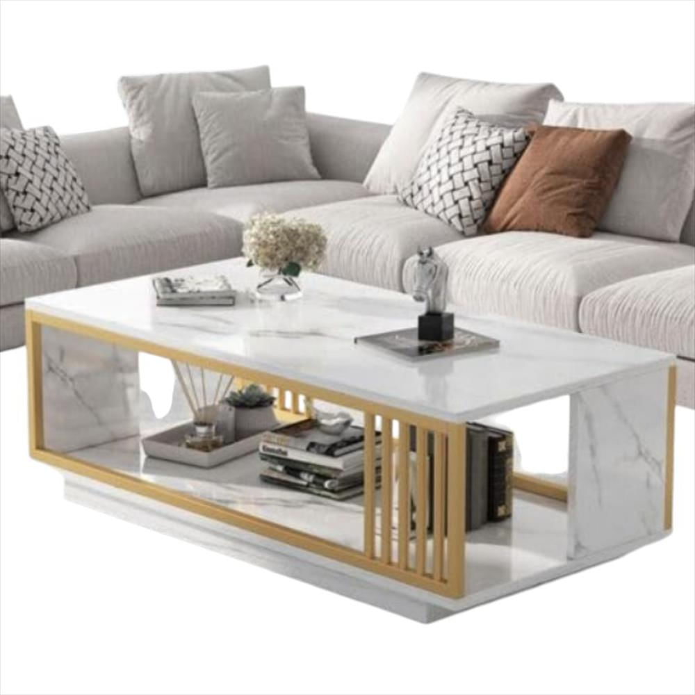 Mesa De Centro Ym 054 Color Blanca img #2
