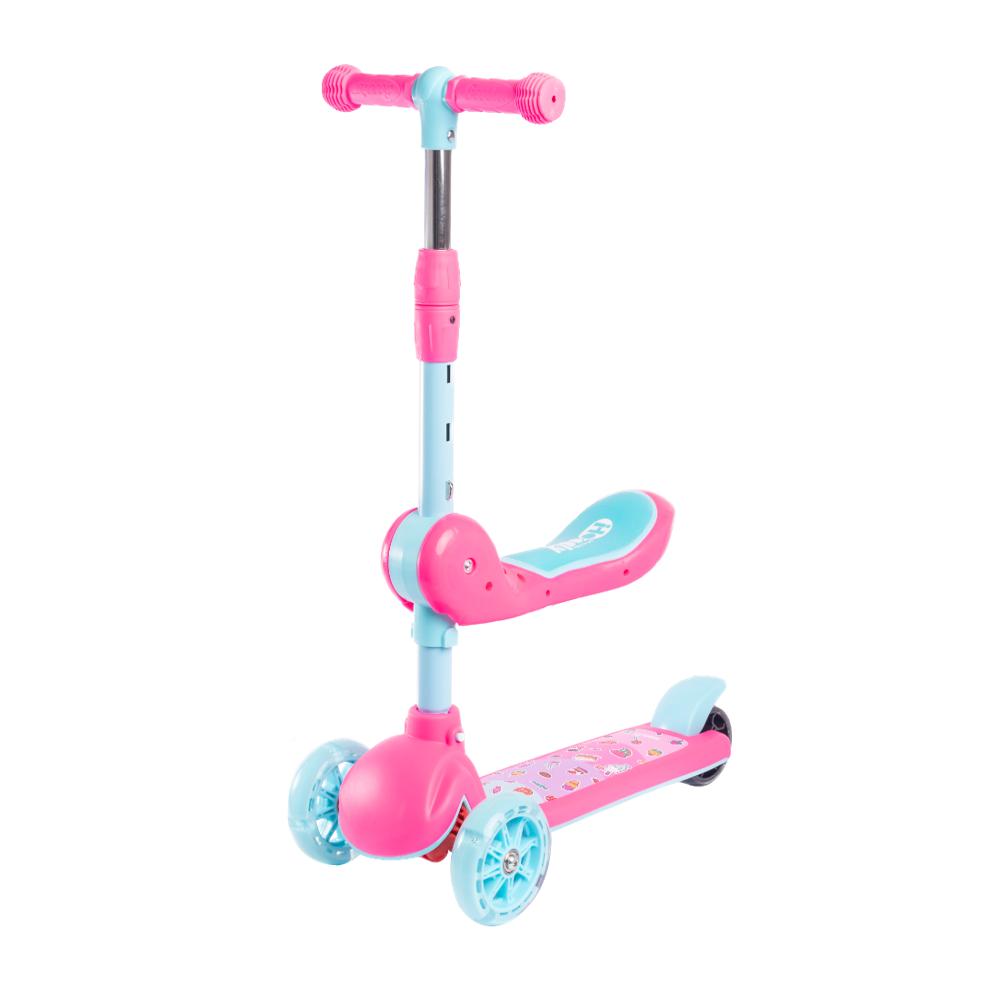 Scooter Triciclo 2 En 1 Kiddoh Niña img #1