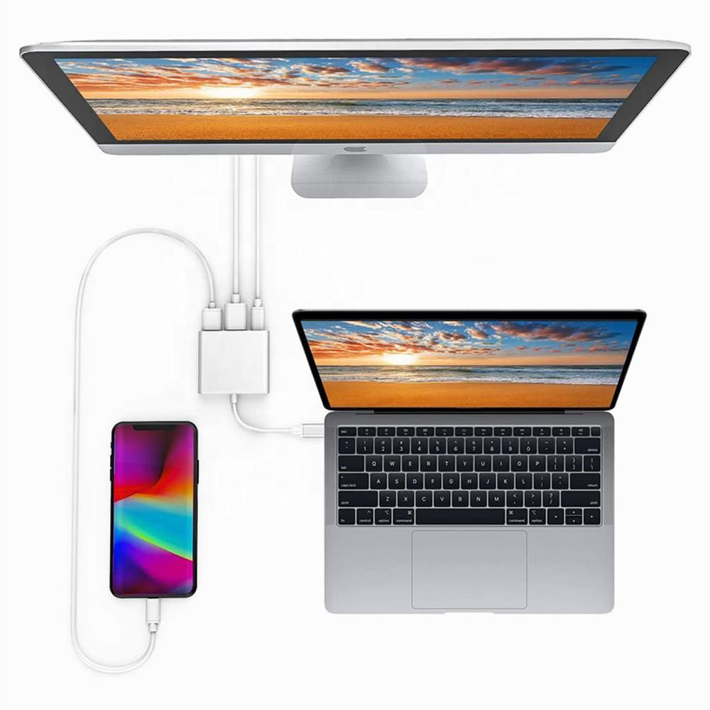 Cable Convertidor De Tipo C A Usb Hdmi Y Tipo C img #4