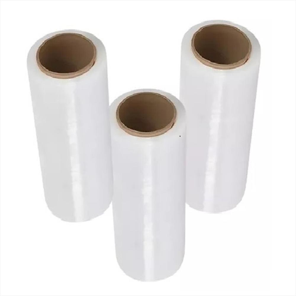 Pack X3 Rollos Plástico Film Vinipel Strech 30Cm X 300Mts Transparente img #1