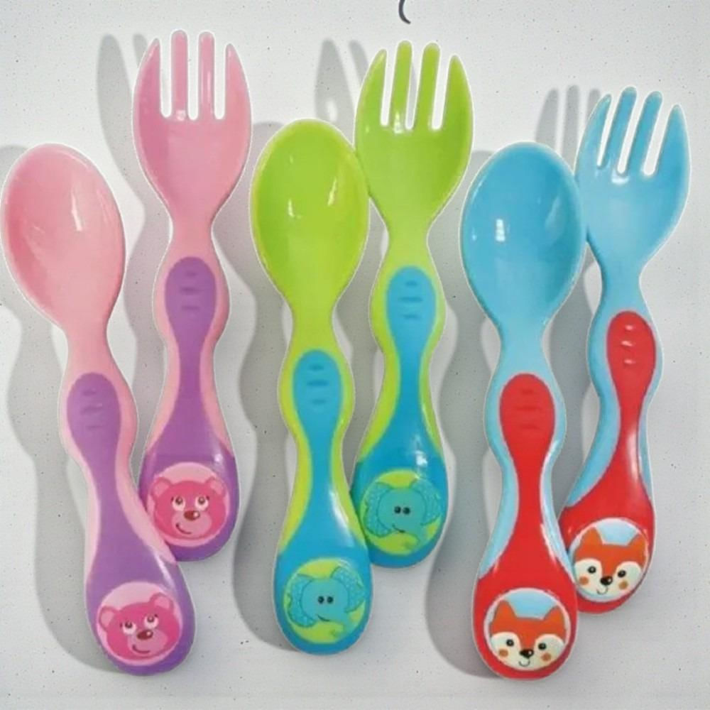 Cuchara Y Tenedor Bebé Ergonómica Gb1349 img #4