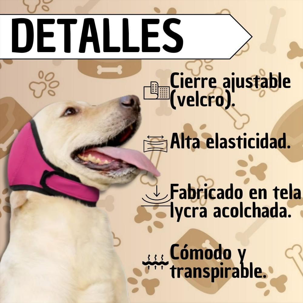 Protector Auditivo Mascotas Ajustable Y Comodo img #3