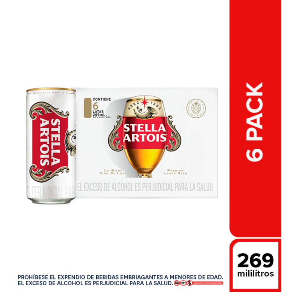 Cerveza STELLA ARTOIS lata (1614  ml)