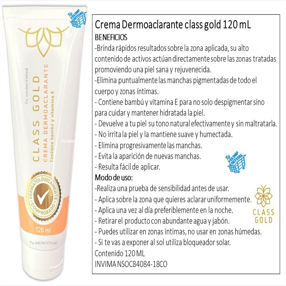 Crema Dermoaclarante + Obsequio Gel Class Gold img #2
