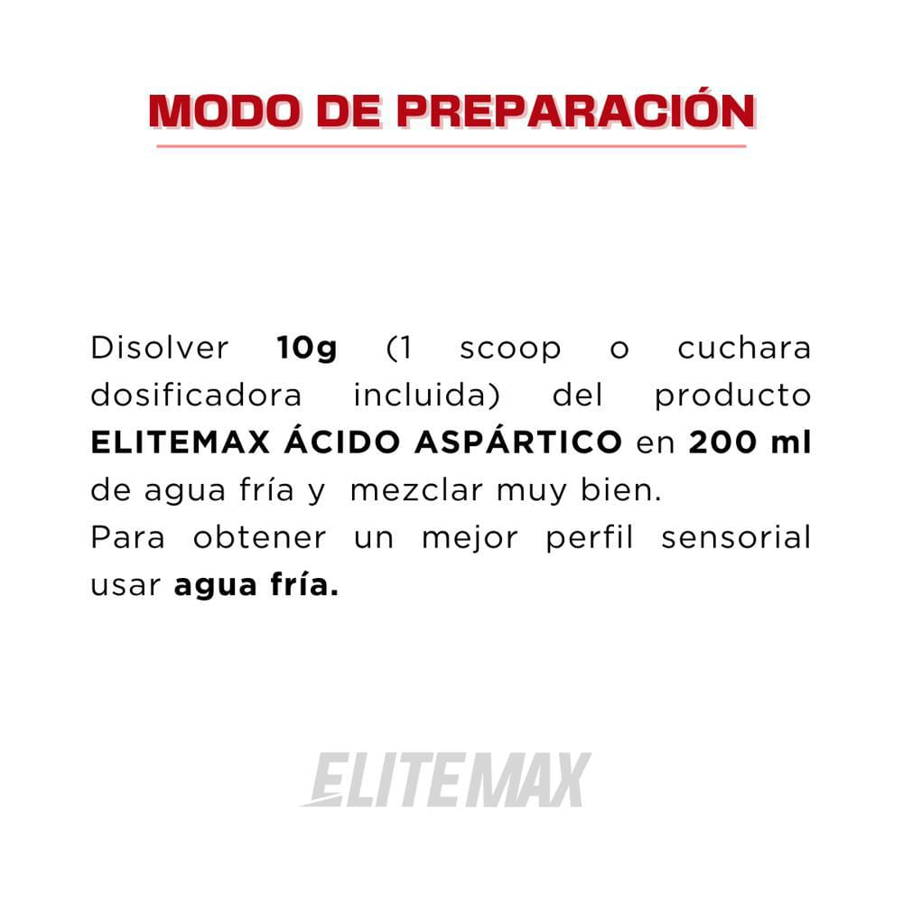 Acido Aspartico 300G Elitemax img #4