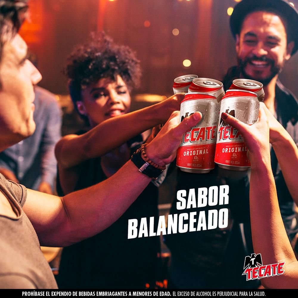 Cerveza TECATE lata original (355  ml) img #2