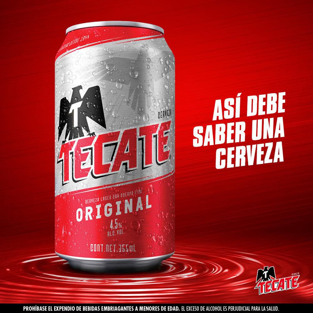 Cerveza TECATE lata original (355  ml) img #4