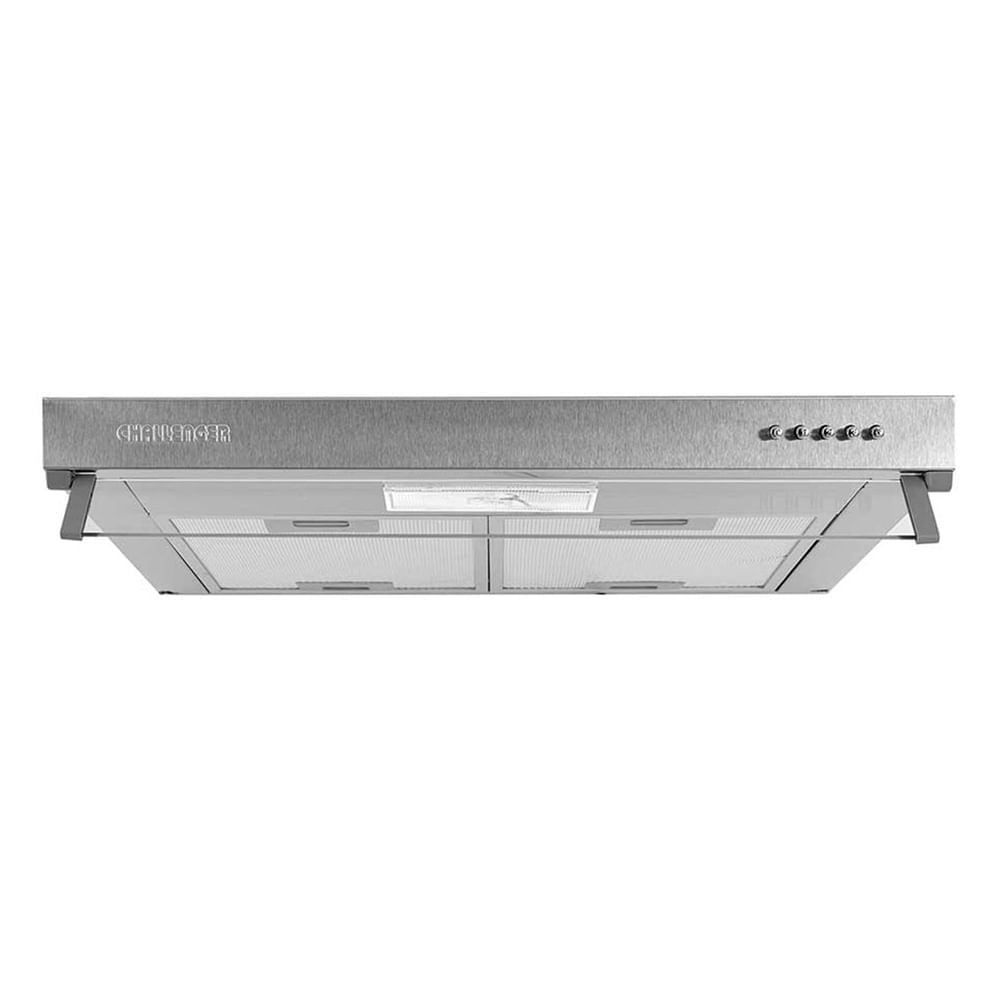 Campana Extractora Challenger 63 cm 3 Velocidades CX4562 Plateado Campana Extractora Challenger 63 cm 3 Velocidades CX4562 Plateado