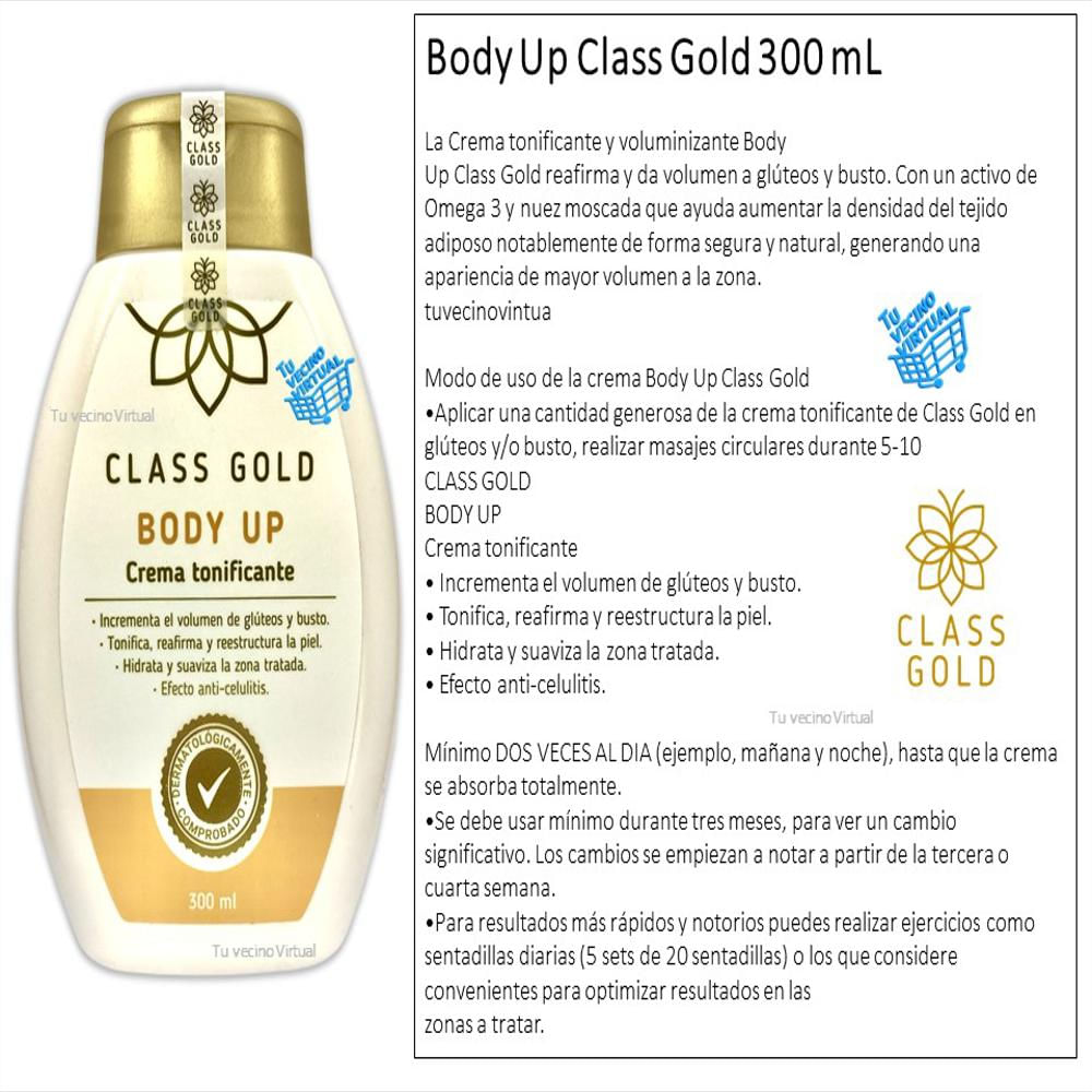 Class Gold Body Up Crema Tonificante + Obsequio img #2