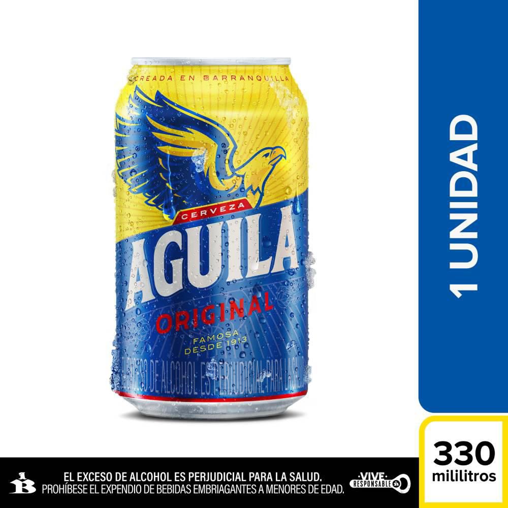 Cerveza águila Original Lata 330ml