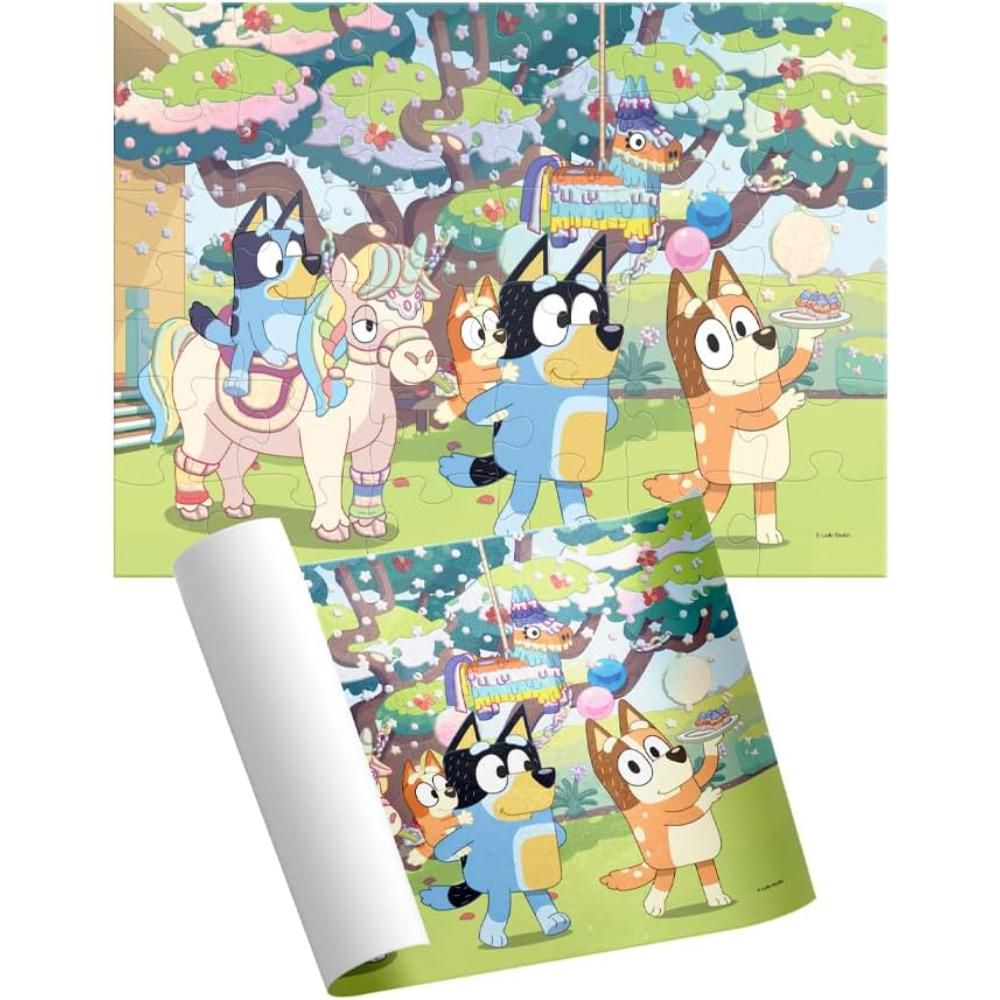 ROMPECABEZAS BLUEY 36 PZAS CILINDRO  BOING TOYS