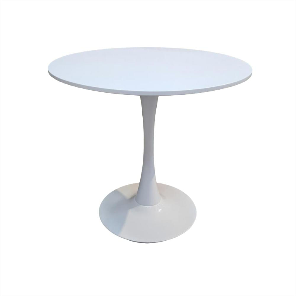 Mesa Redonda Coffee En Mdf De 80 Cm Negra img #1