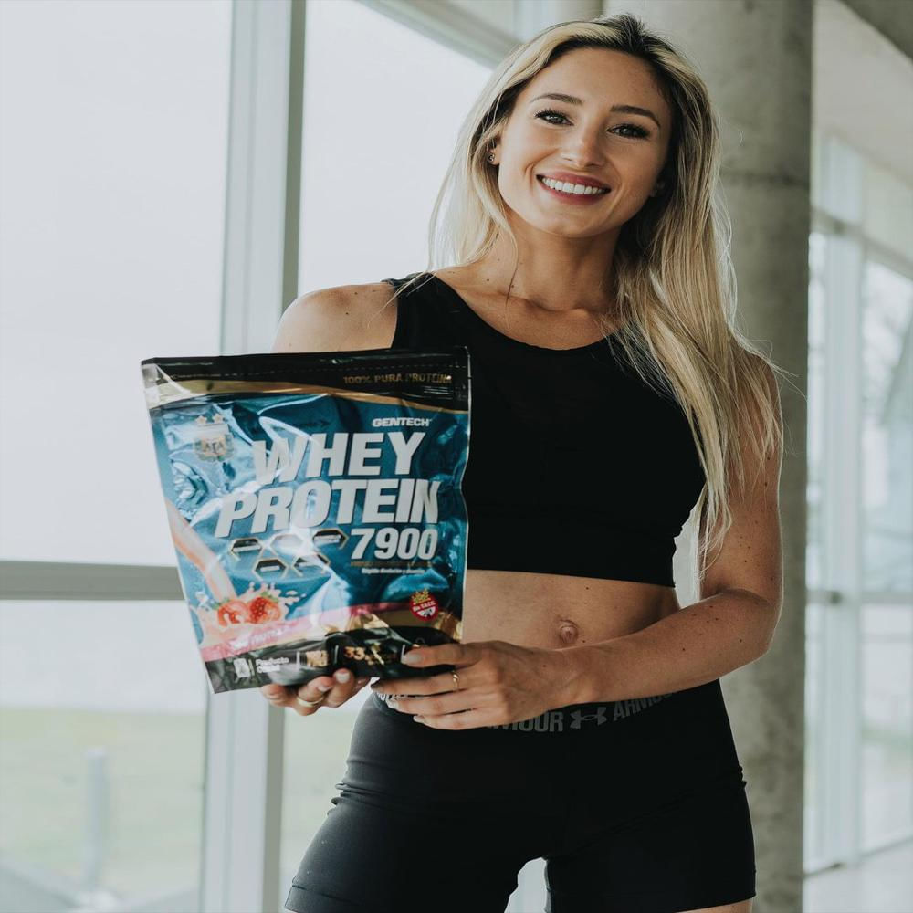 Proteina Whey Gentech 7900 Afa Chocolate / 2Lb img #2