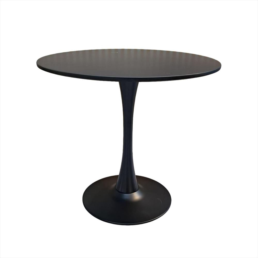 Mesa Redonda Coffee En Mdf De 80 Cm Blanca img #1