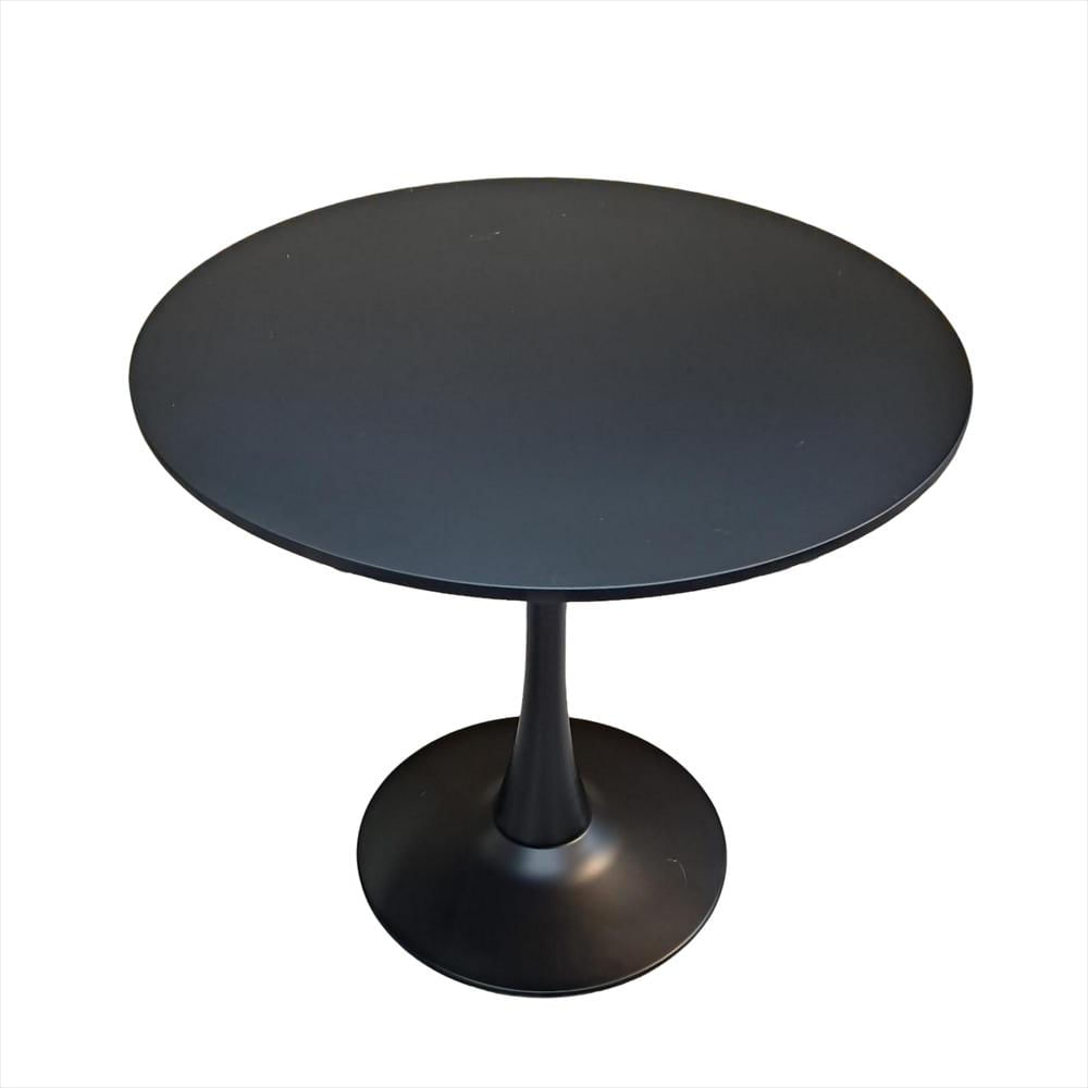 Mesa Redonda Coffee En Mdf De 80 Cm Blanca img #2