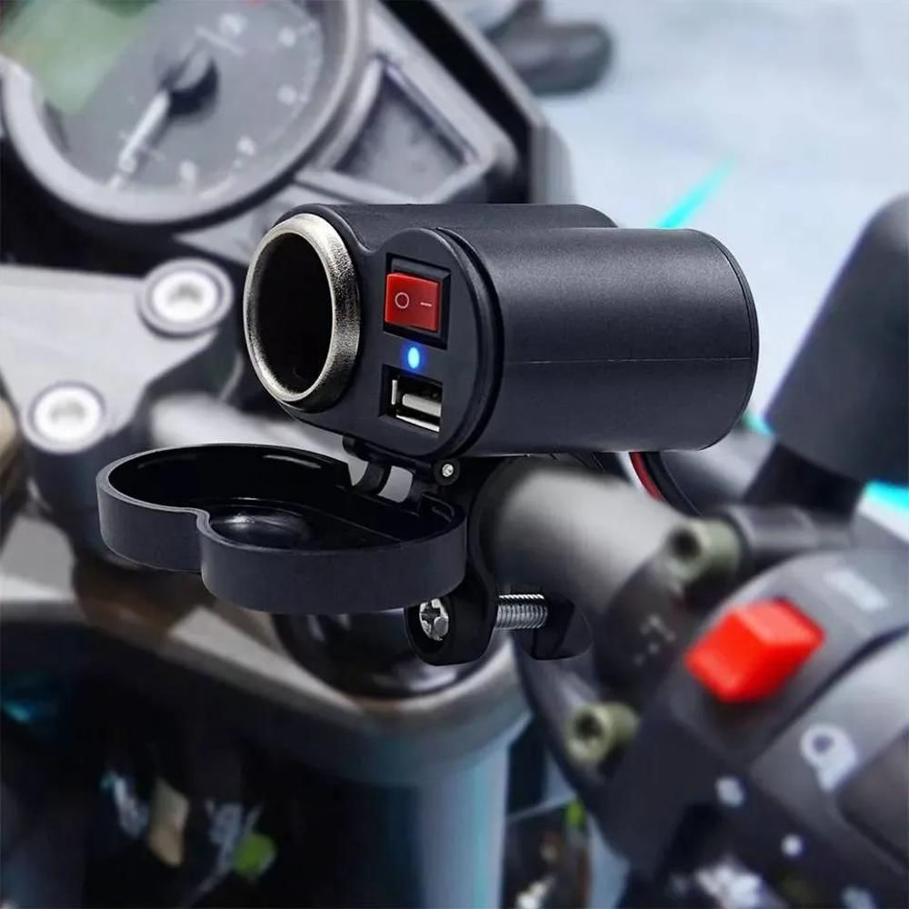 Cargador Moto Usb 5V Encendedor Cigarrera 12V 24V img #2