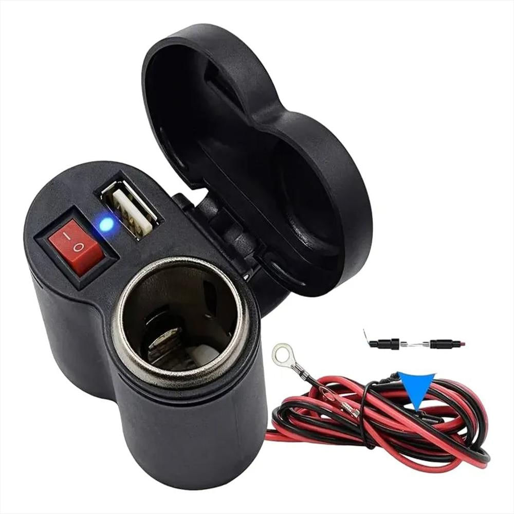 Cargador Moto Usb 5V Encendedor Cigarrera 12V 24V img #3