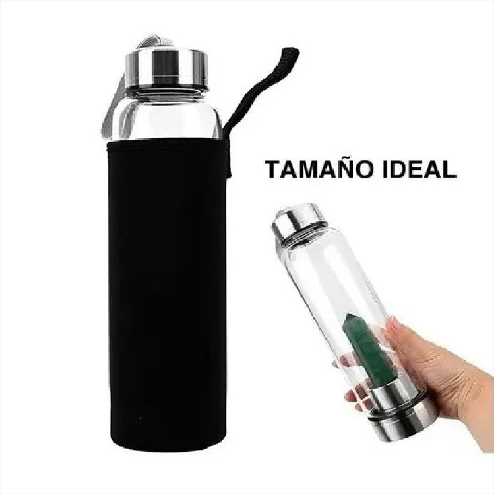 Botella Botilitro Recipiente Agua Jugo Piedra Cuarzo img #1