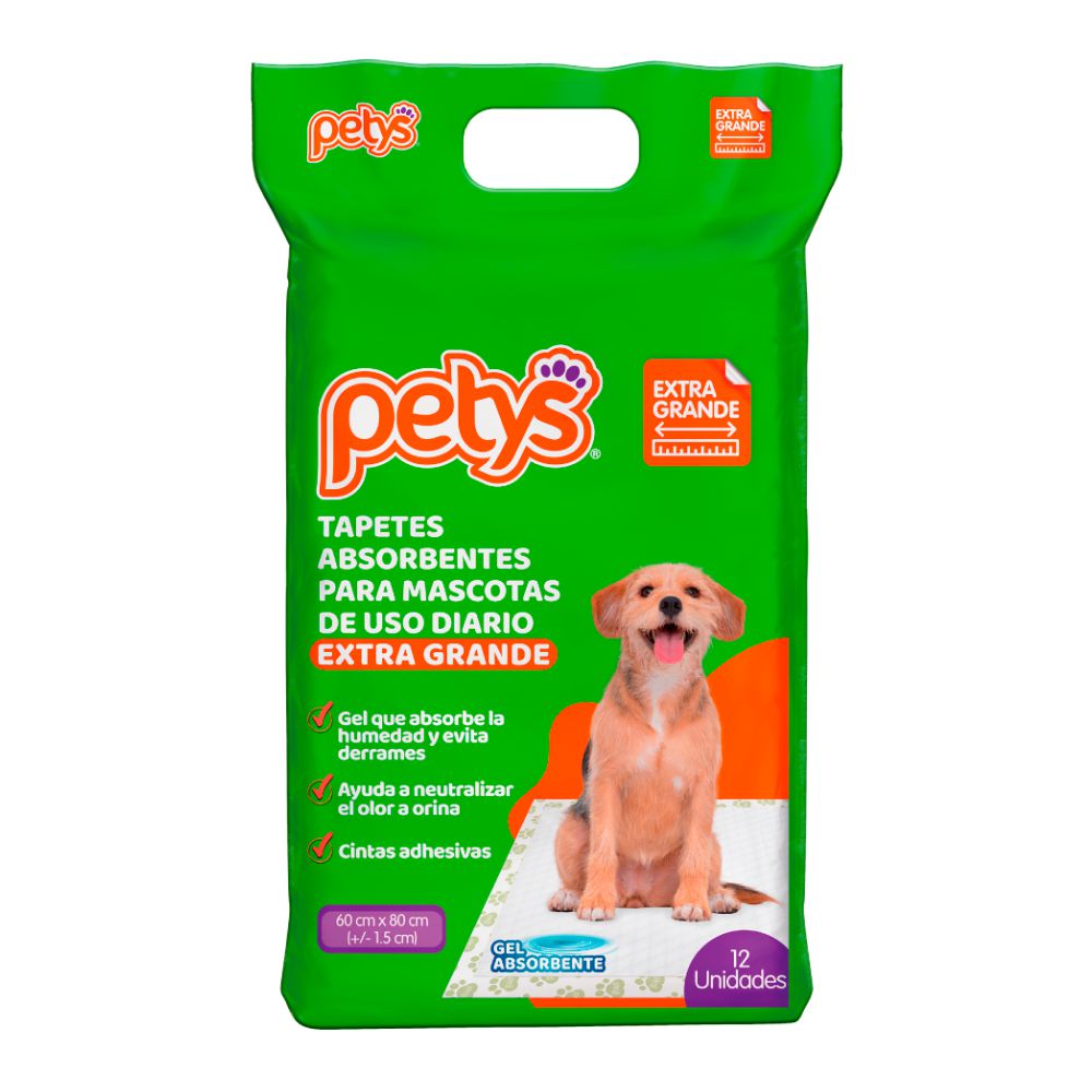 Tapetes para mascotas PETYS extragrandes absorbente (12  und) img #1