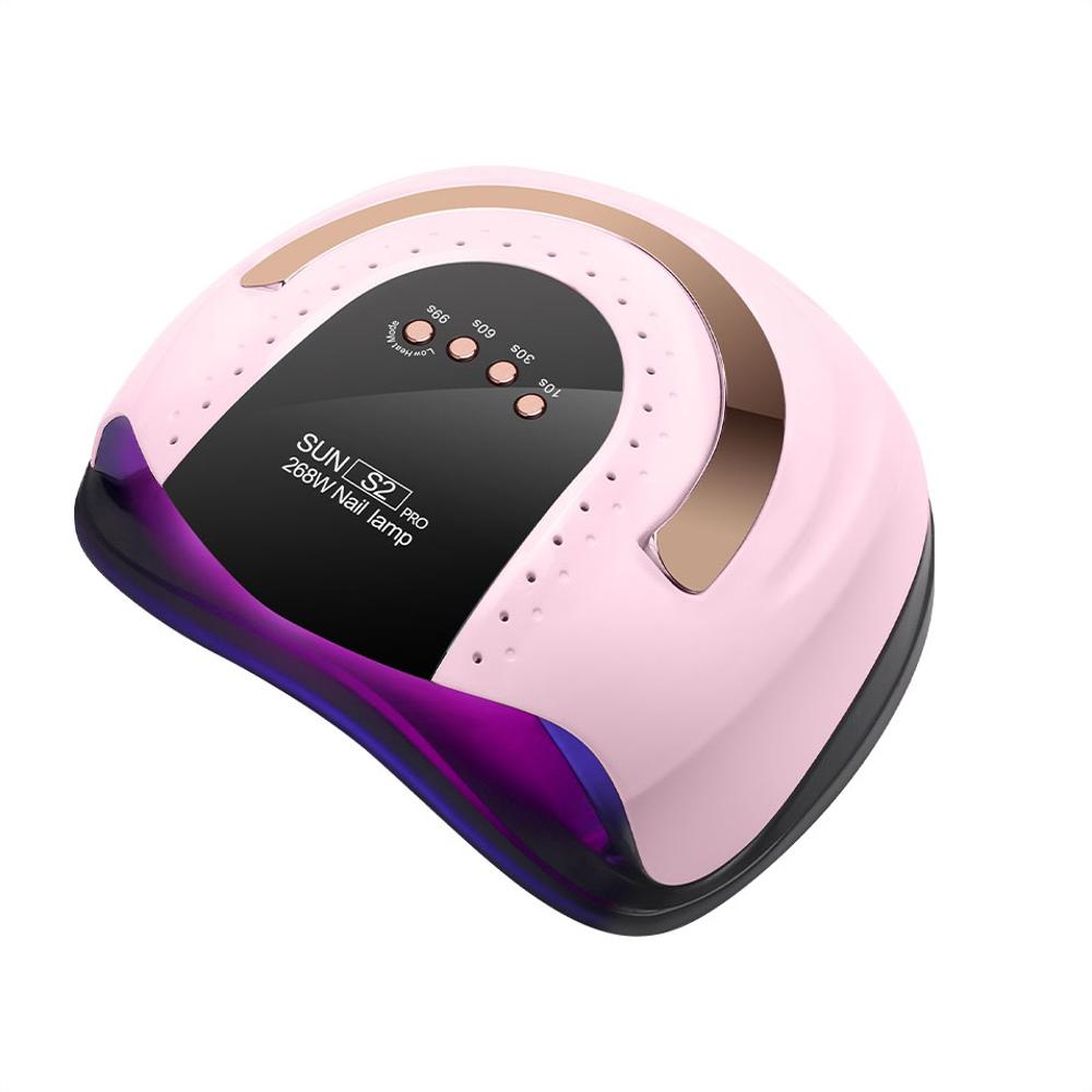 Lámpara Profesional De Manicura 268W Secado Semipermanente Rosa img #1