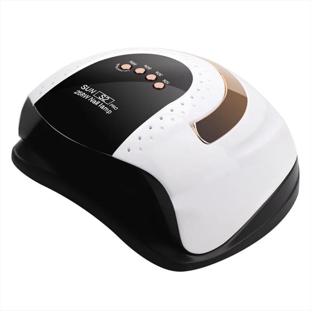 Lámpara Profesional De Manicura 268W Secado Semipermanente Blanca img #1