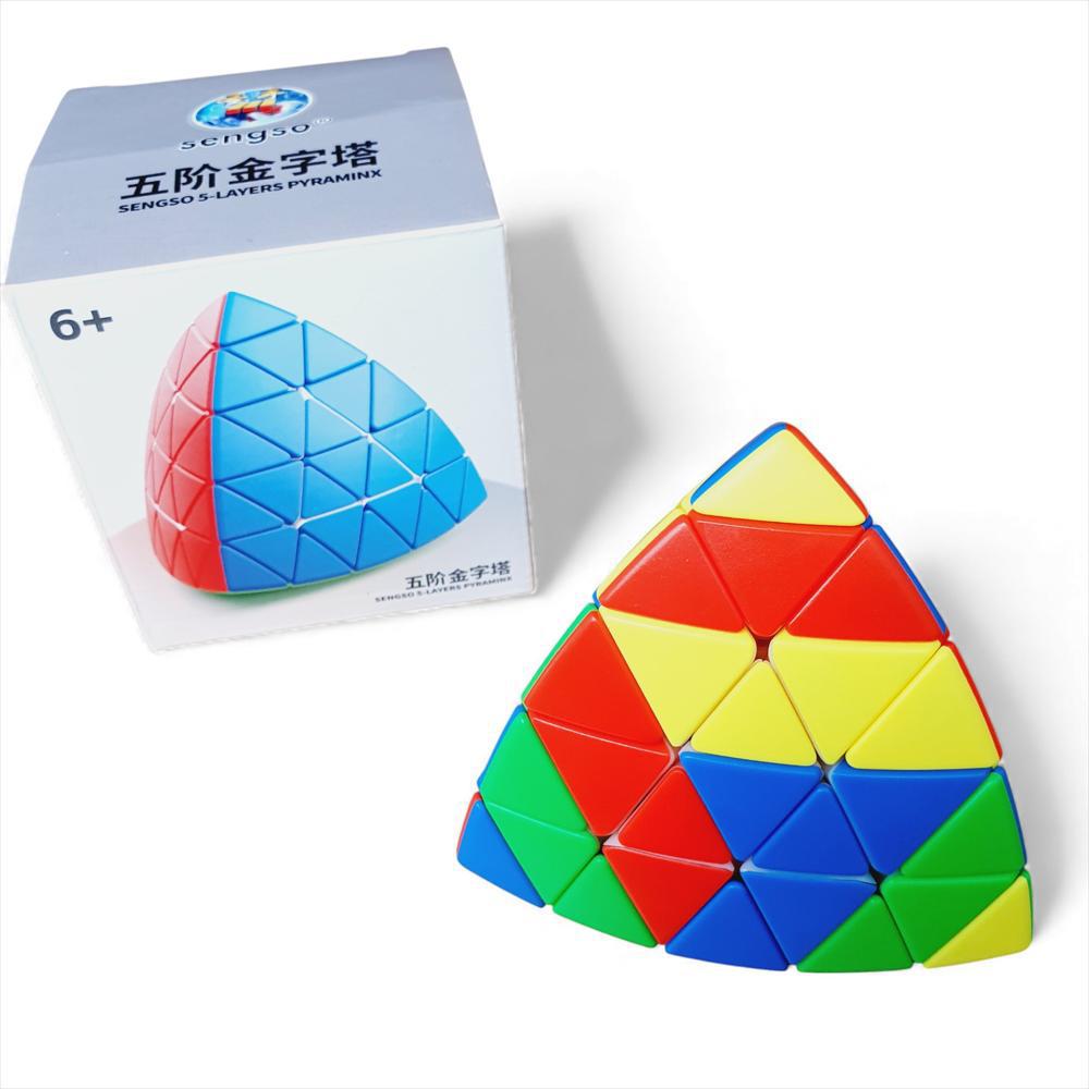 Pyraminx 5X5 Shengshou Piramide Tetraedro Stickerless Cubo Stickerless img #1