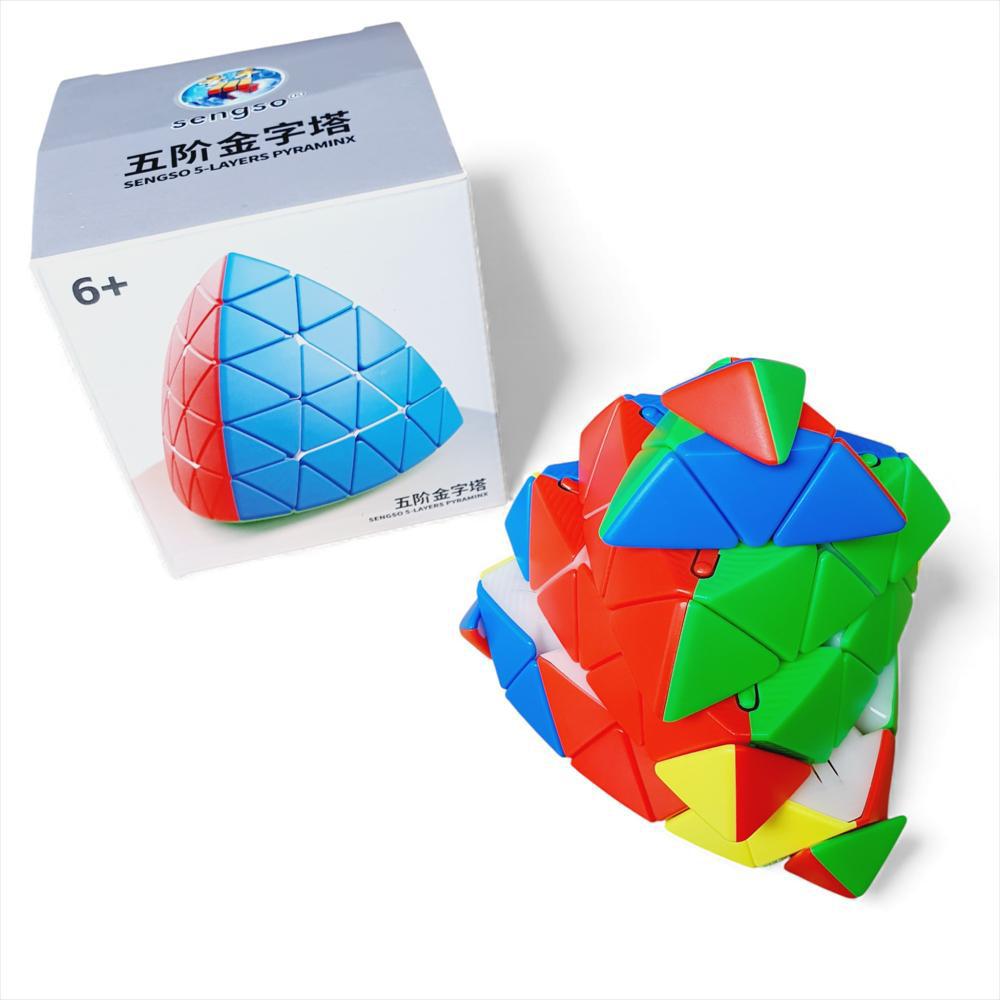 Pyraminx 5X5 Shengshou Piramide Tetraedro Stickerless Cubo Stickerless img #2