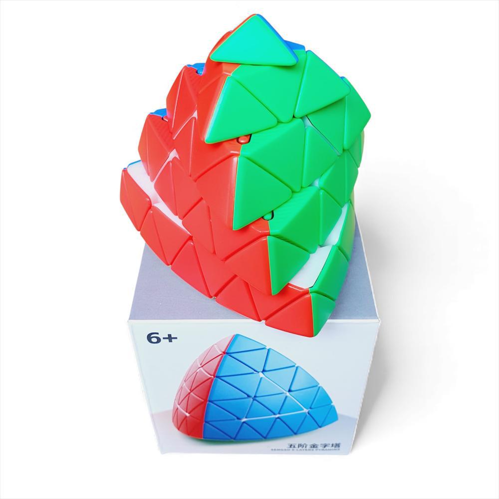 Pyraminx 5X5 Shengshou Piramide Tetraedro Stickerless Cubo Stickerless img #3