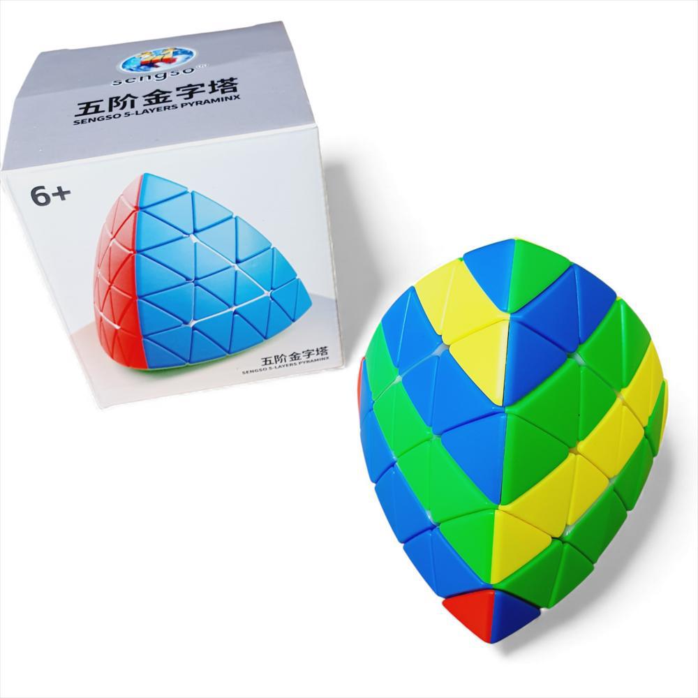 Pyraminx 5X5 Shengshou Piramide Tetraedro Stickerless Cubo Stickerless img #4