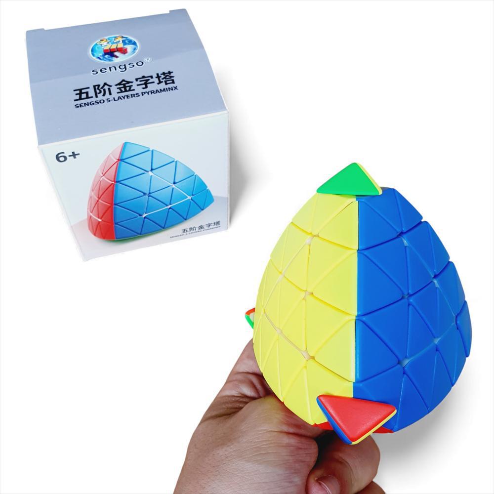 Pyraminx 5X5 Shengshou Piramide Tetraedro Stickerless Cubo Stickerless img #5