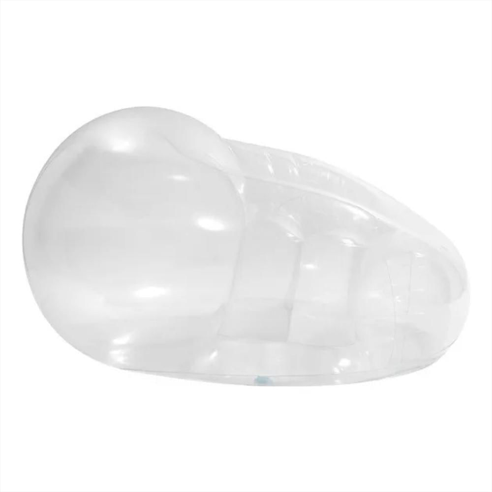 Sillón Inflable Tipo Puff Transparente Intex img #3