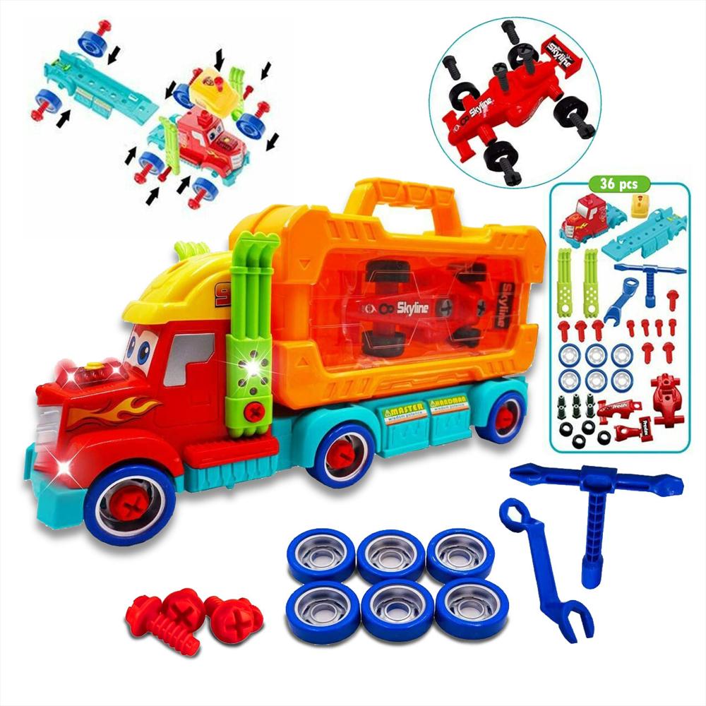 Niñera Camión Juego Carro Juguetería Tractomula Didáctico img #2