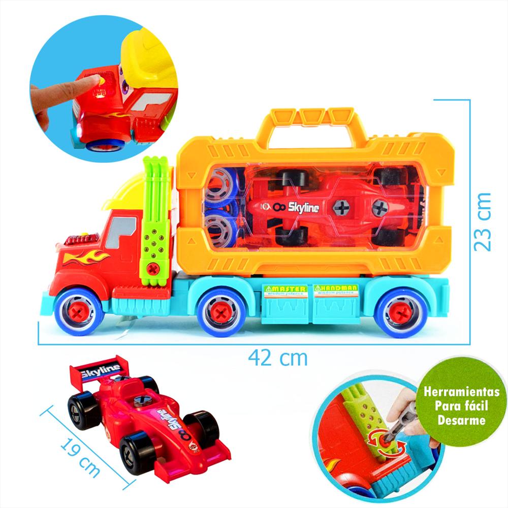 Niñera Camión Juego Carro Juguetería Tractomula Didáctico img #3