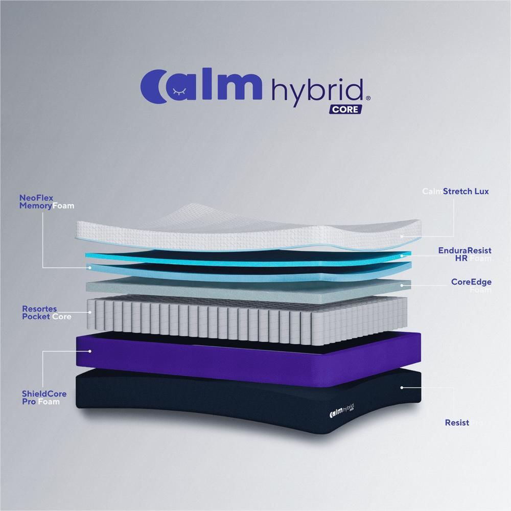 Colchon Calm Queen(160X190) Hybrid Core img #4