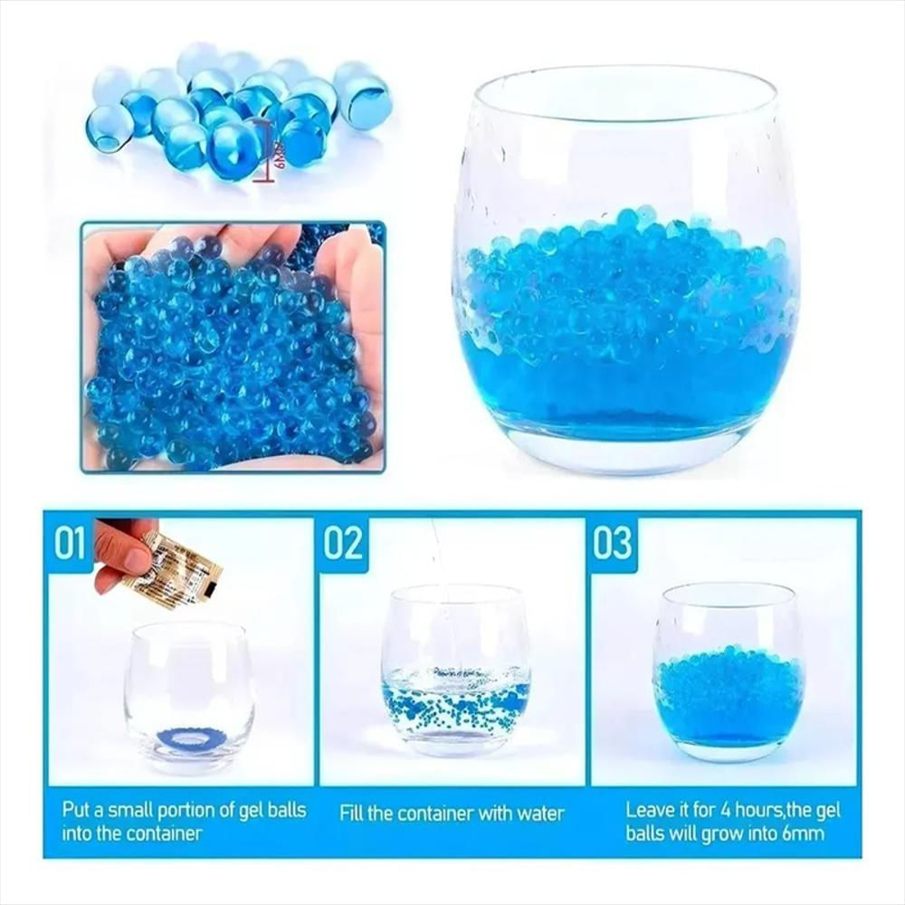 Lanzador Lanza Burbujas Doble Recargable Con Luces Ref. 35E Azul img #3