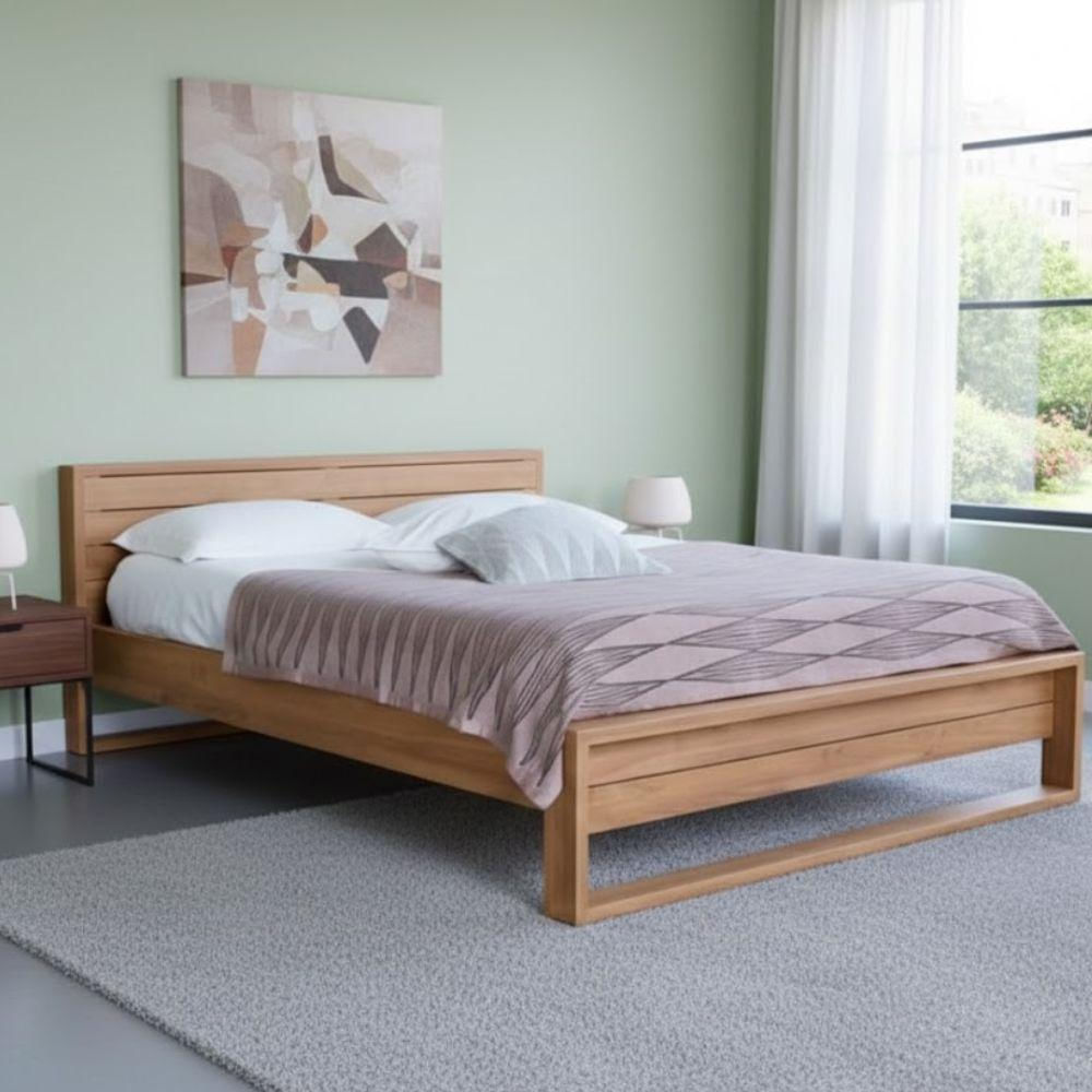Cama Kakai Queen En Roble img #4