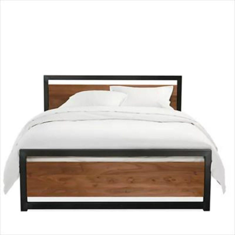 Cama May King 207Cm X 207Cm Roble Y Metal img #1